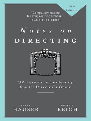 cover image of Notes on Directing